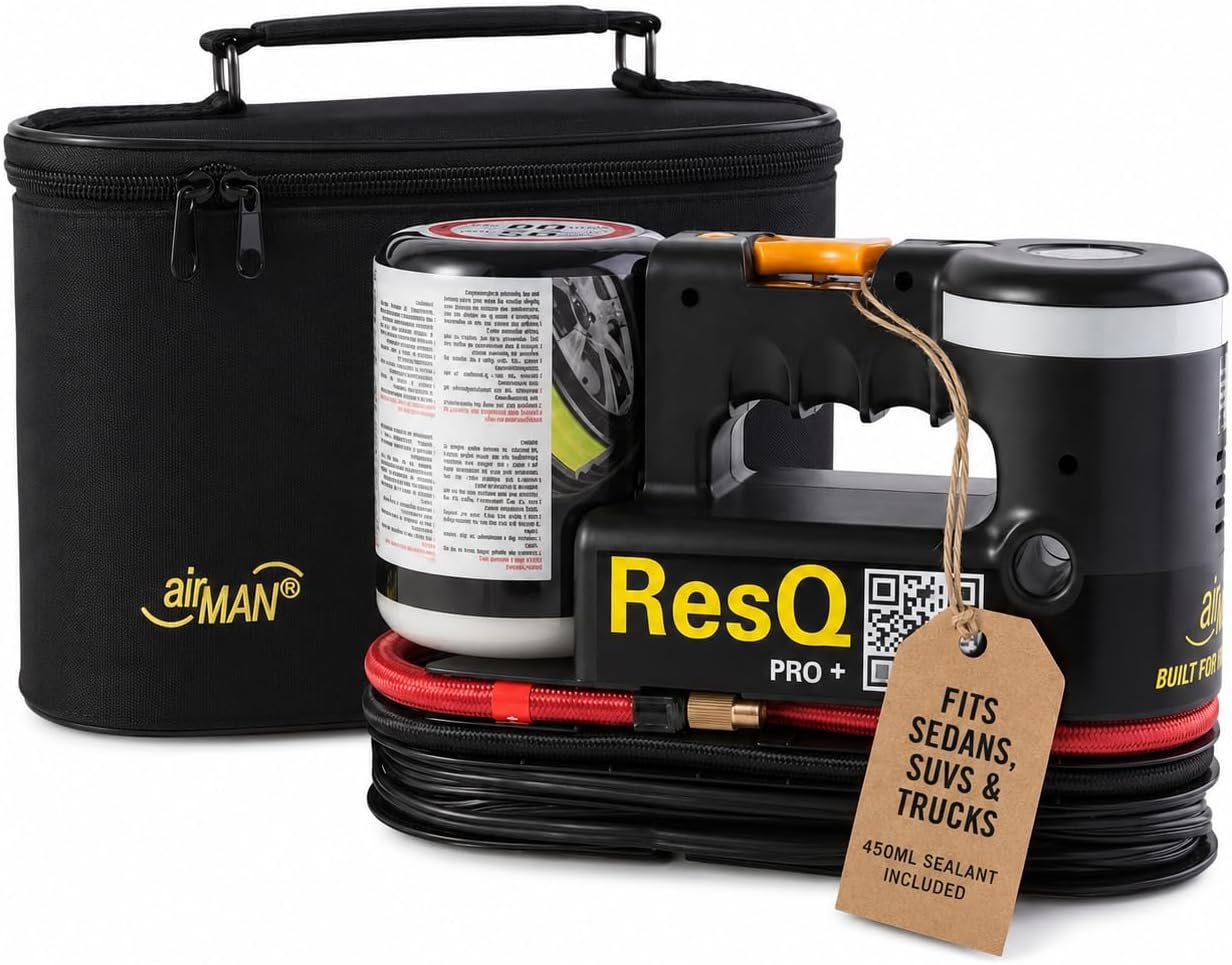 AIRMAN ResQ Pro+ tire repair compressor kit